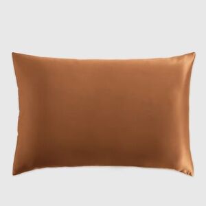 QUINCE 100% Mulberry Silk Pillowcase Standard Terracotta 5967